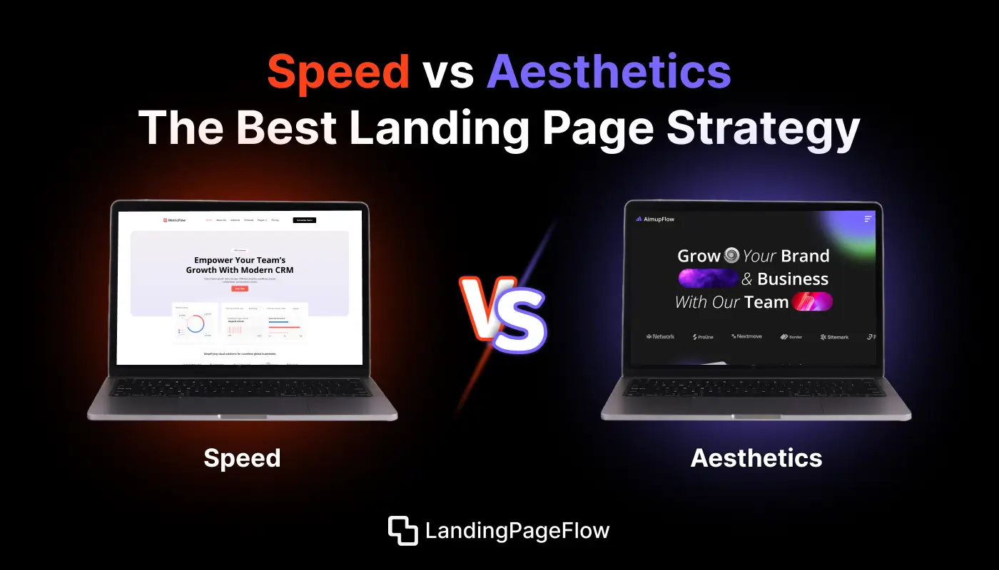 Speed vs Aesthetics | The Best Landing Page Strategy