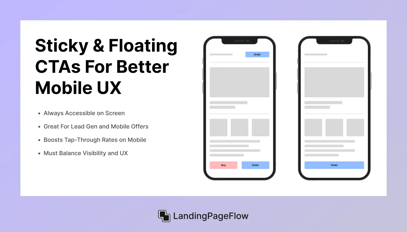 Sticky & Floating CTAs For Better Mobile UX