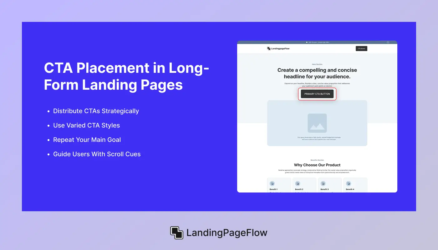 CTA Placement in Long-Form Landing Pages