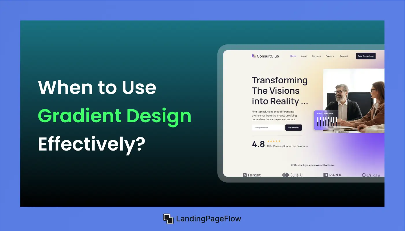 When to Use Gradient Design Effectively?