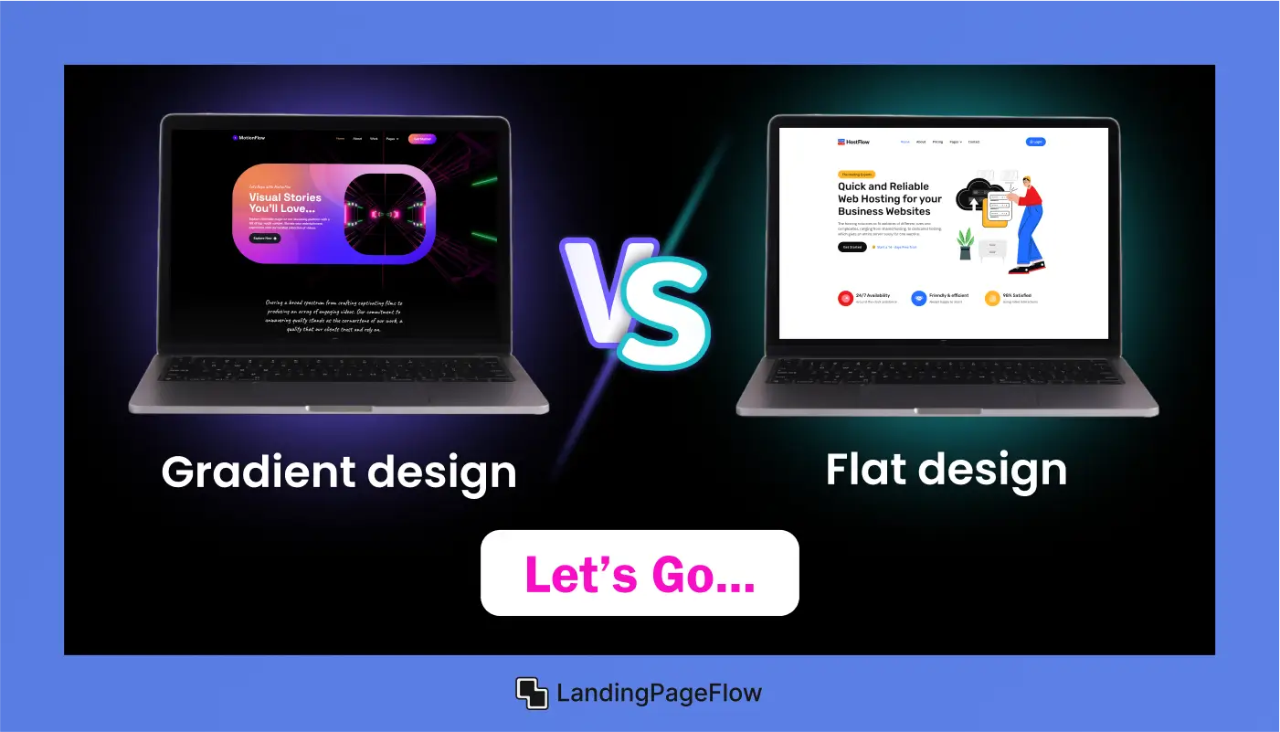 We Tested 10 Rounds Between Gradient Design vs Flat Design