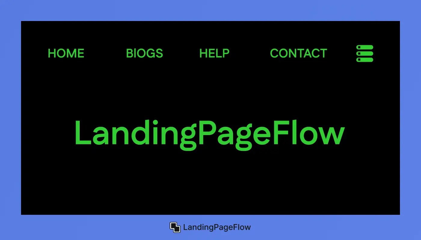 Neon Green Font on Jet Black Background