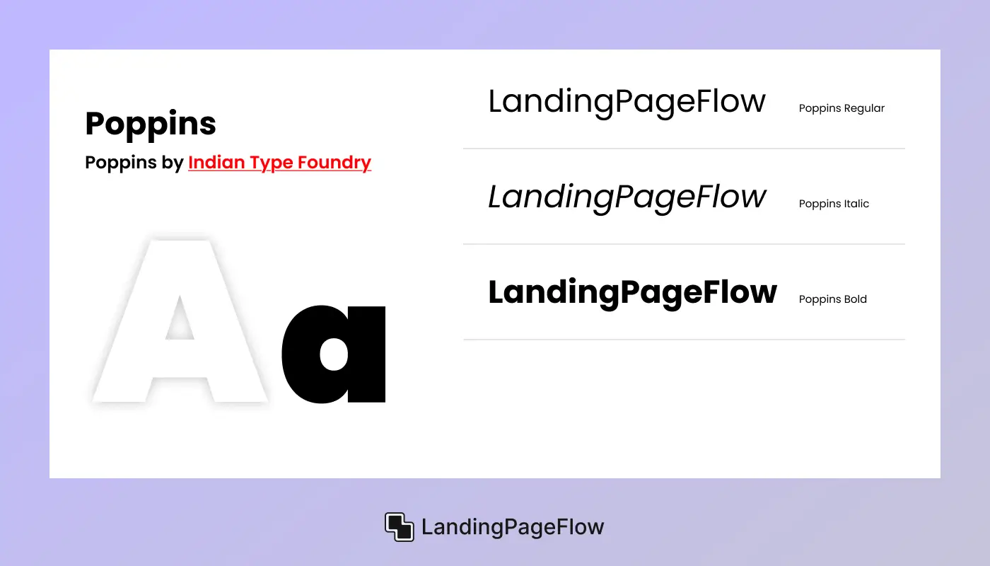 Poppins - Indian Type Foundry