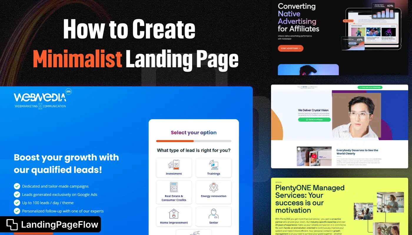 How to Create a Minimalist Landing Page That Converts