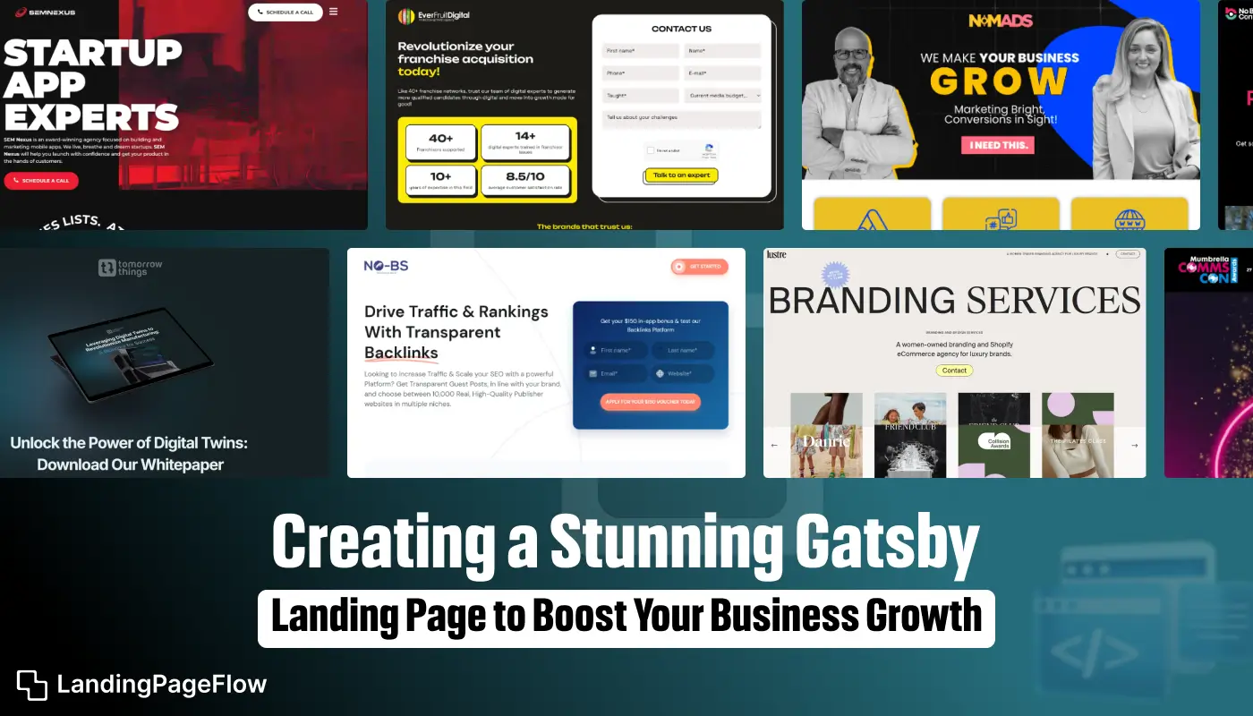 Creating a Stunning Gatsby Landing Page to Boost Your Business Growth