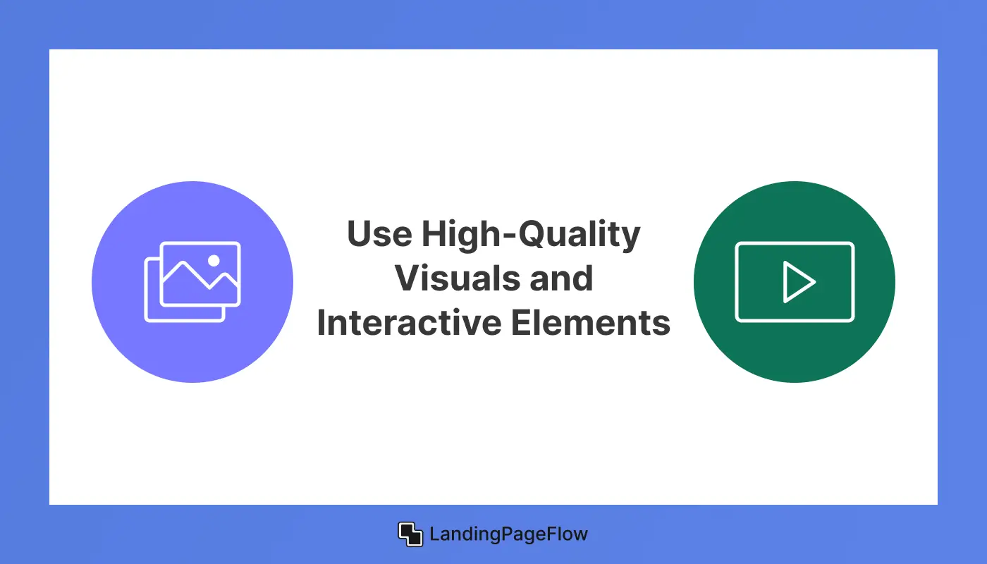 Use High-Quality Visuals and Interactive Elements