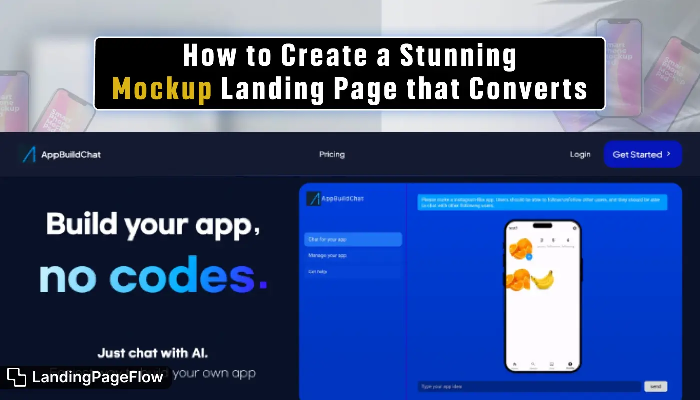 How to Create a Stunning Mockup Landing Page That Converts