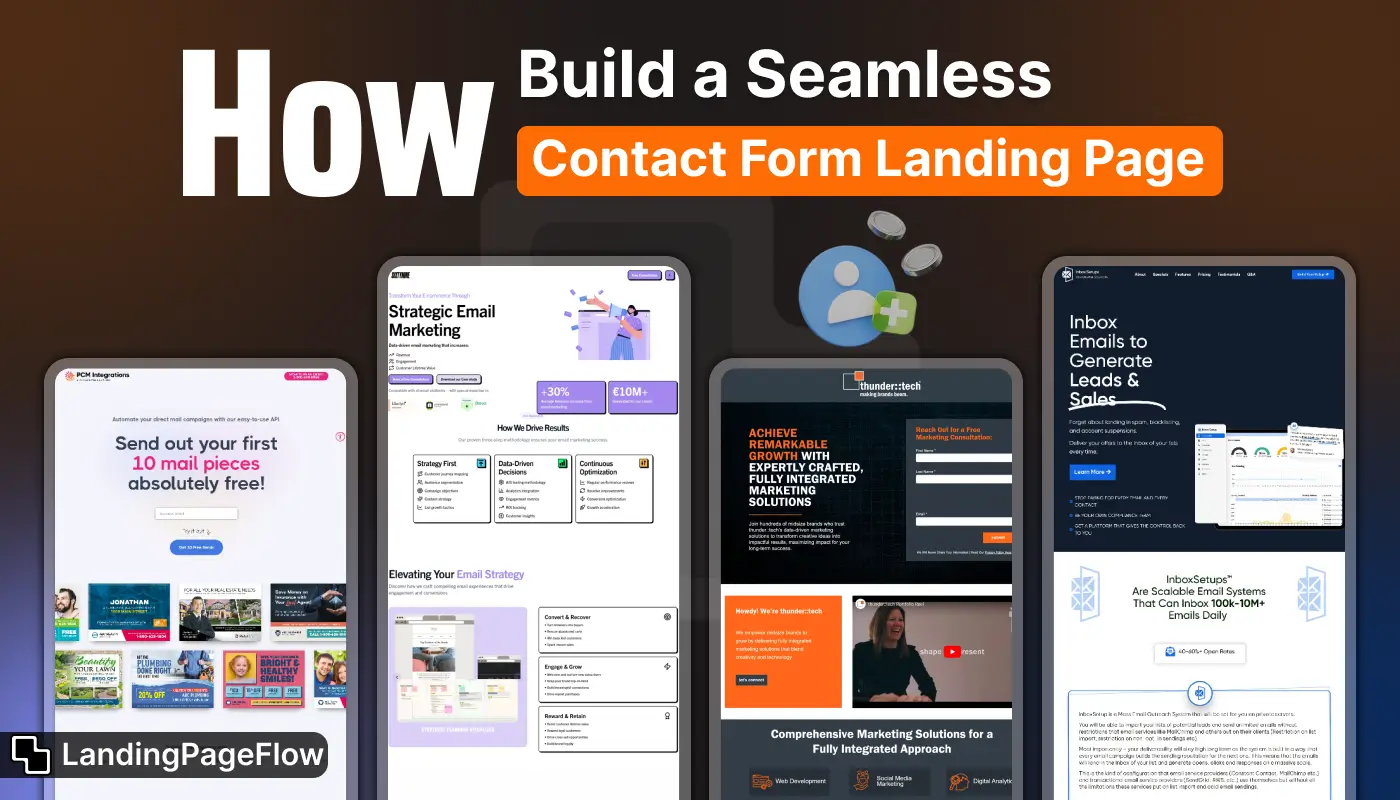 How to Build a Seamless Contact Form Landing Page For Better Conversions