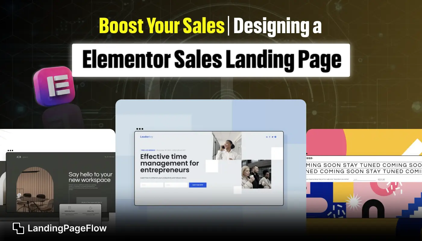 Boost Your Sales | Designing a Winning Elementor Sales Landing Page
