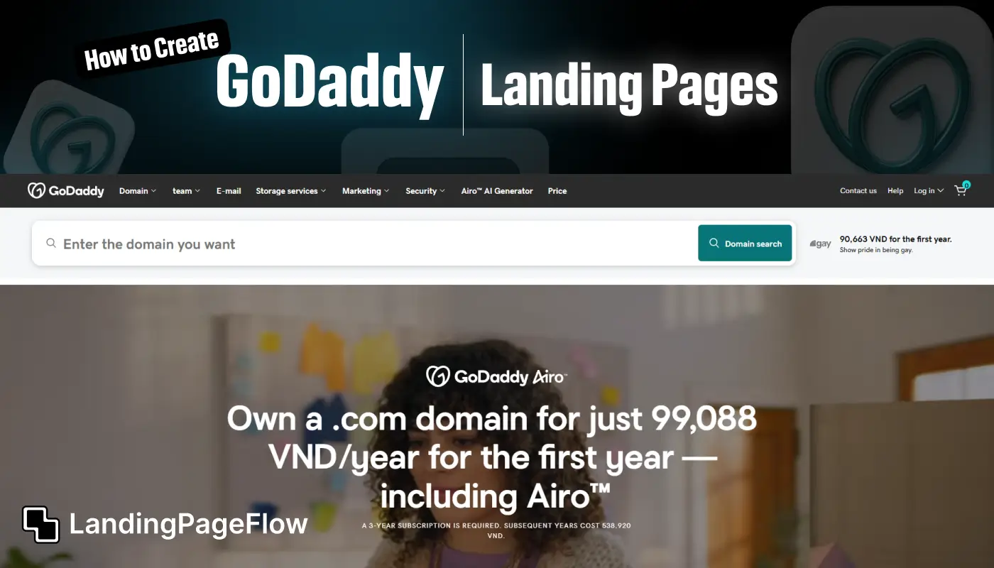 How to Create a High-Converting GoDaddy Landing Page in Minutes