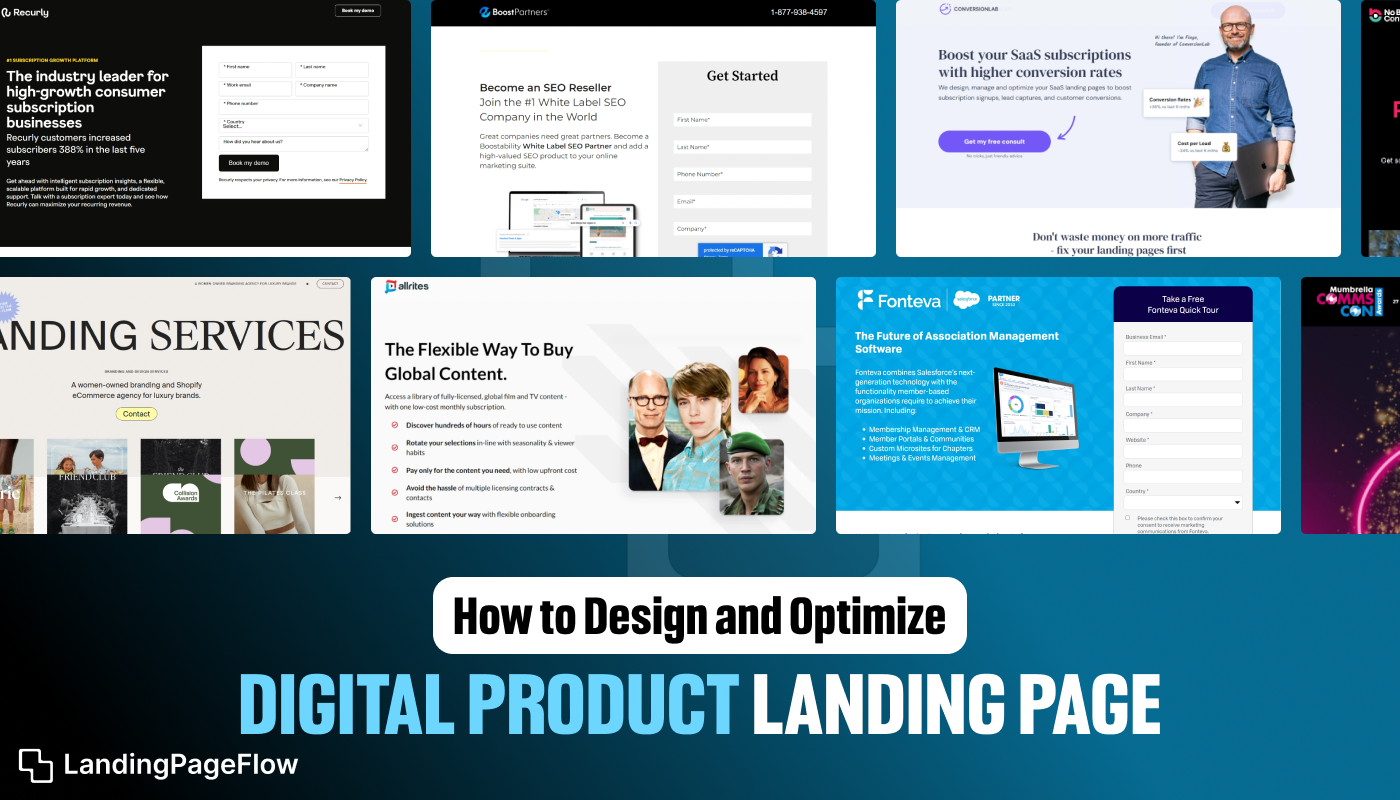 How to Design and Optimize an Effective Digital Product Landing Page For Maximum Conversions