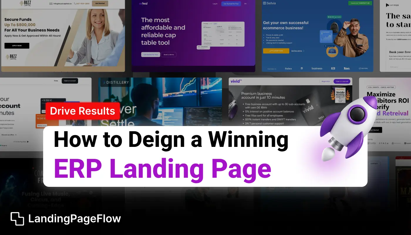 How to Design a Winning ERP Landing Page That Drives Results