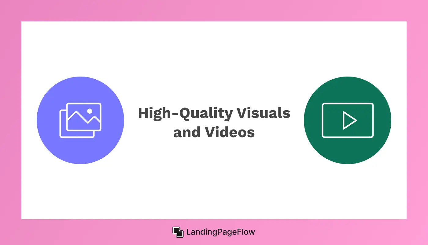 High-Quality Visuals and Videos