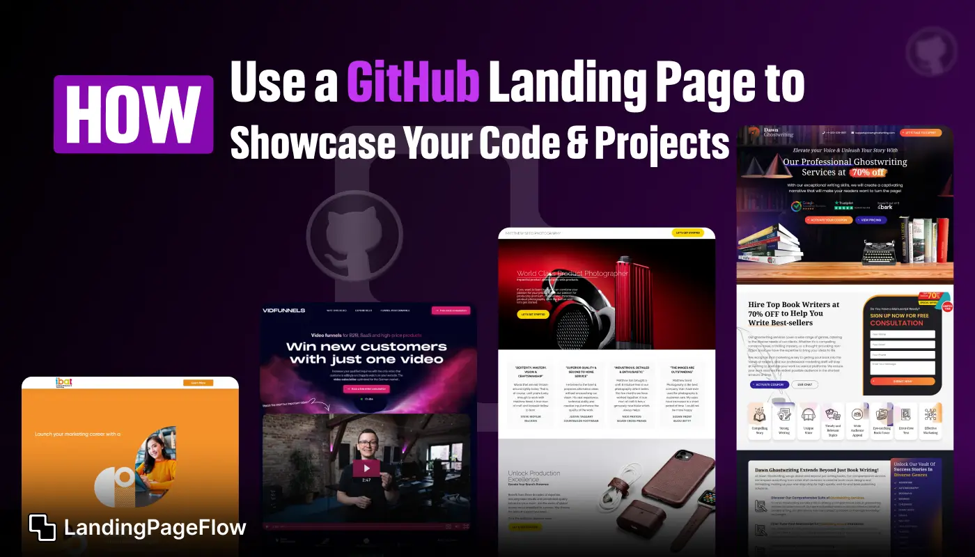 How to Use a GitHub Landing Page to Showcase Your Code and Projects