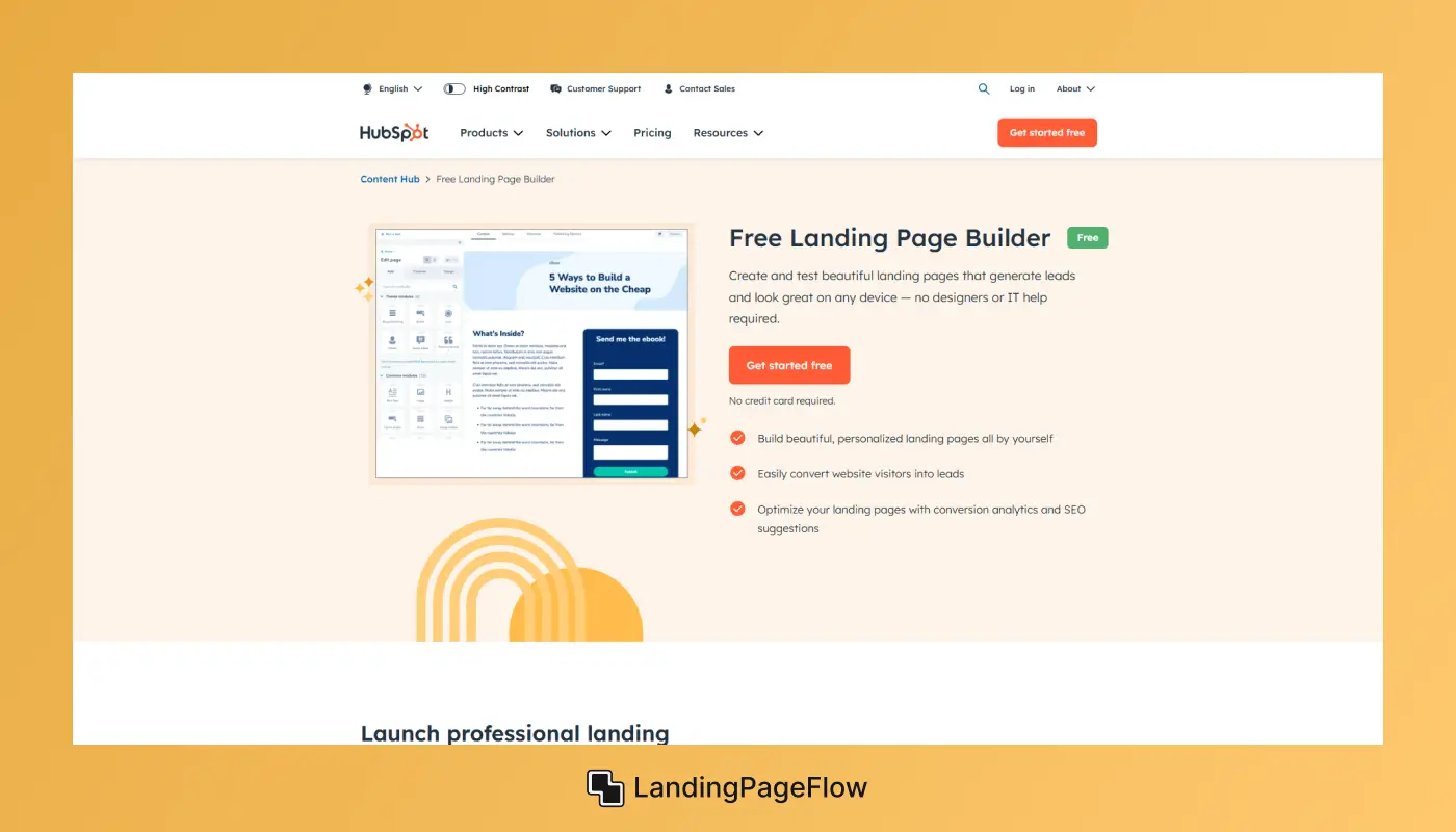 Why HubSpot For Landing Pages?