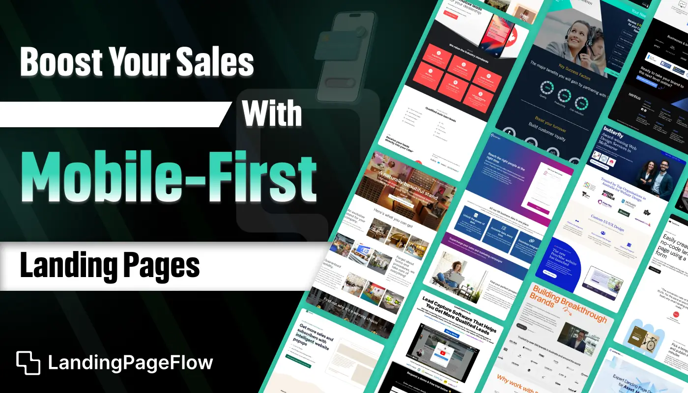 Boost Your Sales with Mobile-First Landing Page Designs