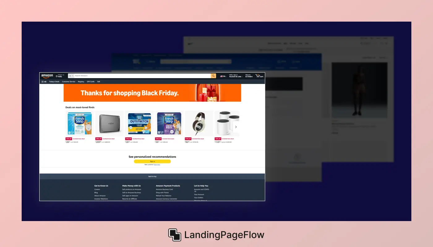 Successful Black Friday Landing Pages