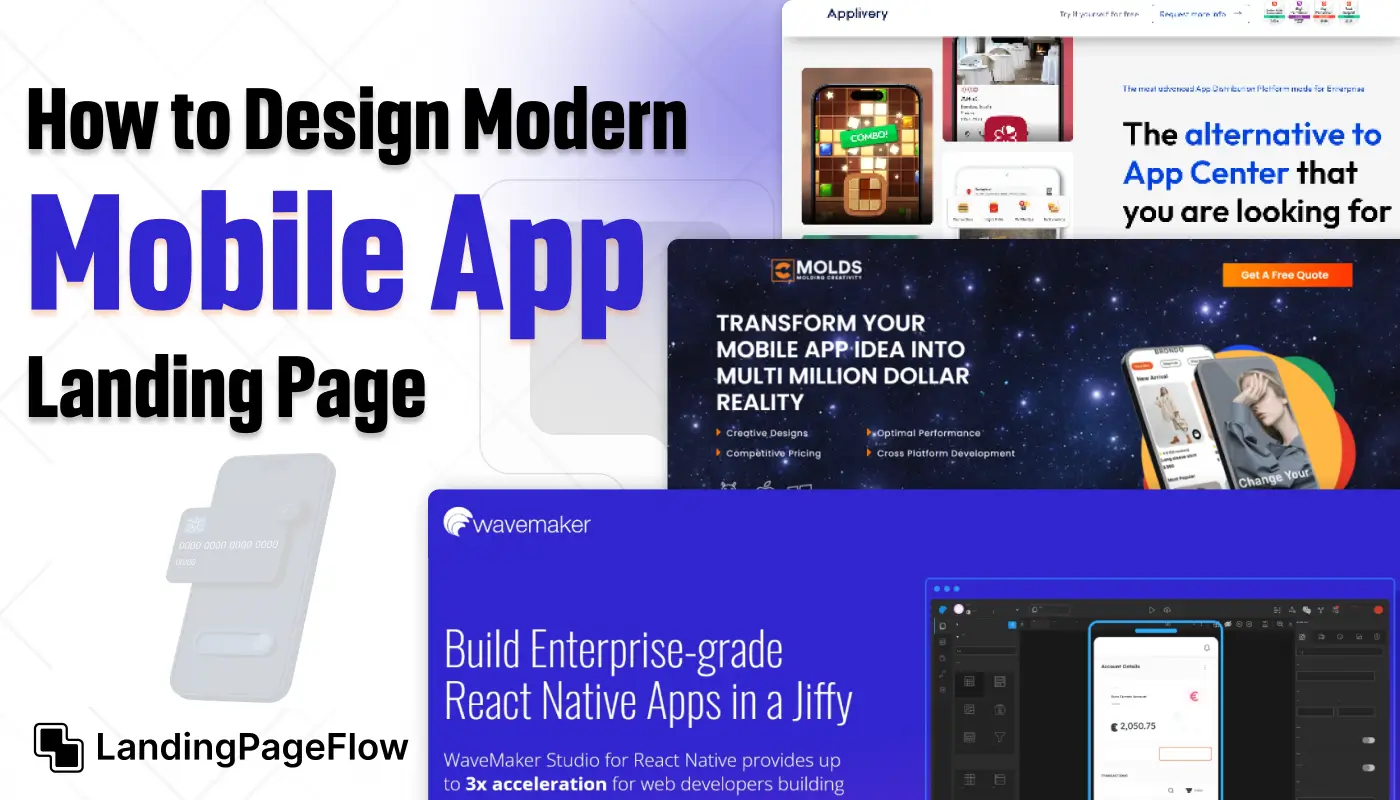How to Design a Clean and Modern Mobile App Landing Page