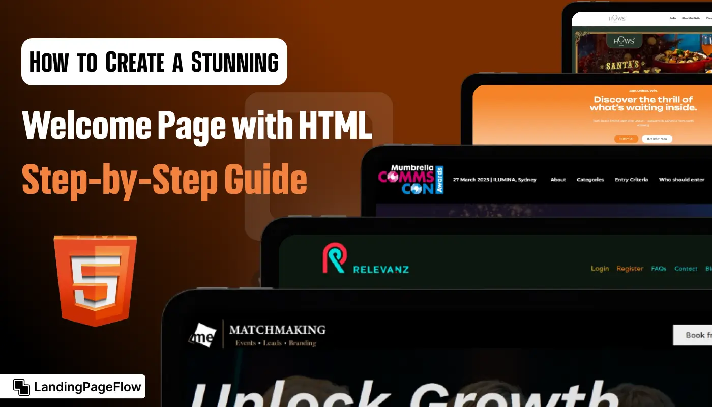 How to Create a Stunning Welcome Page with HTML | A Step-by-Step Guide