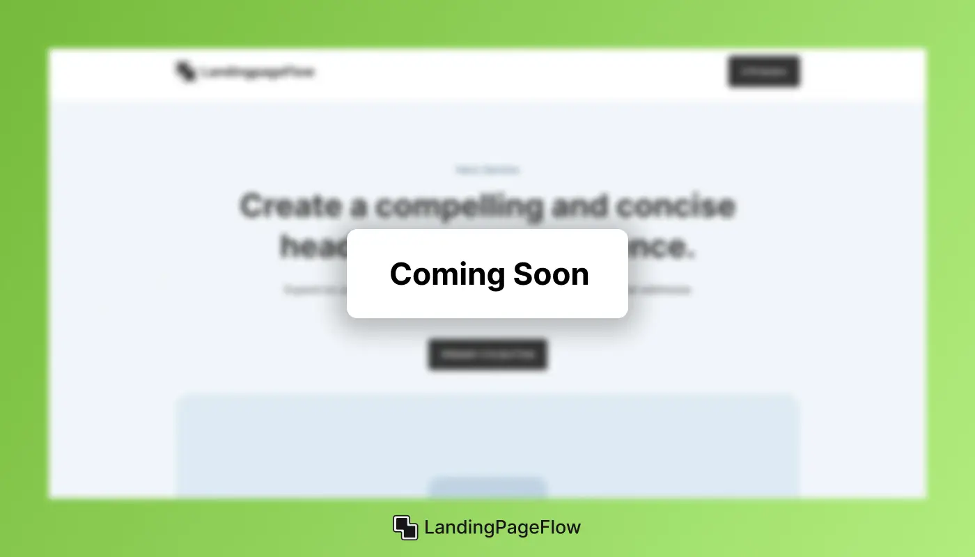 Successful Coming Soon Pages