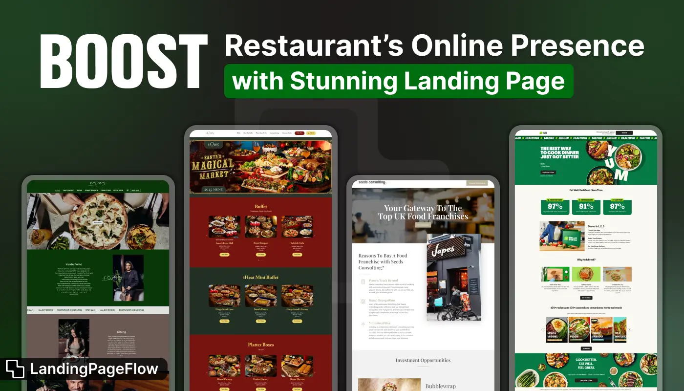 Boost Your Restaurant’s Online Presence with a Stunning Landing Page