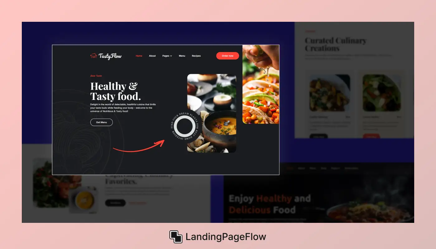 Examples of Successful Restaurant Landing Pages