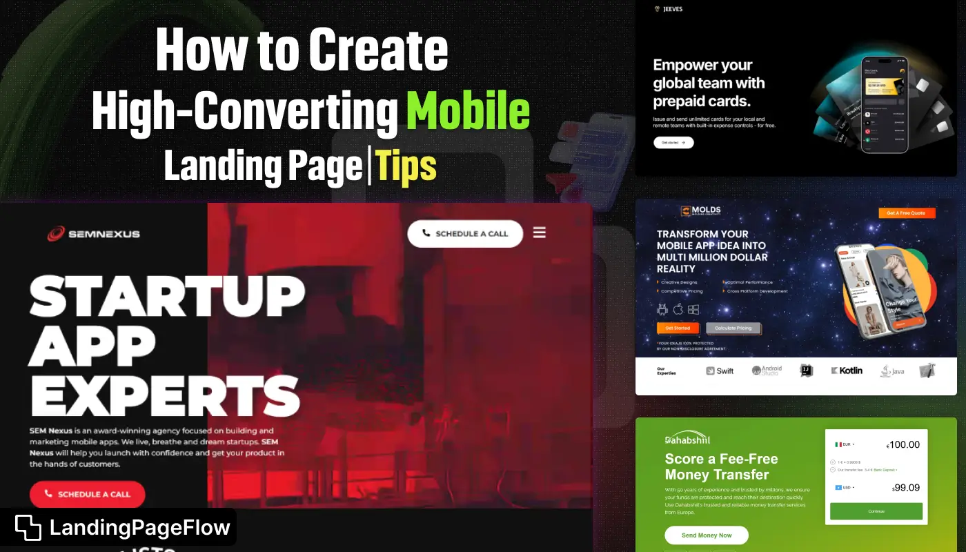 How to Create a High-Converting Mobile Landing Page | Tips and Best Practices