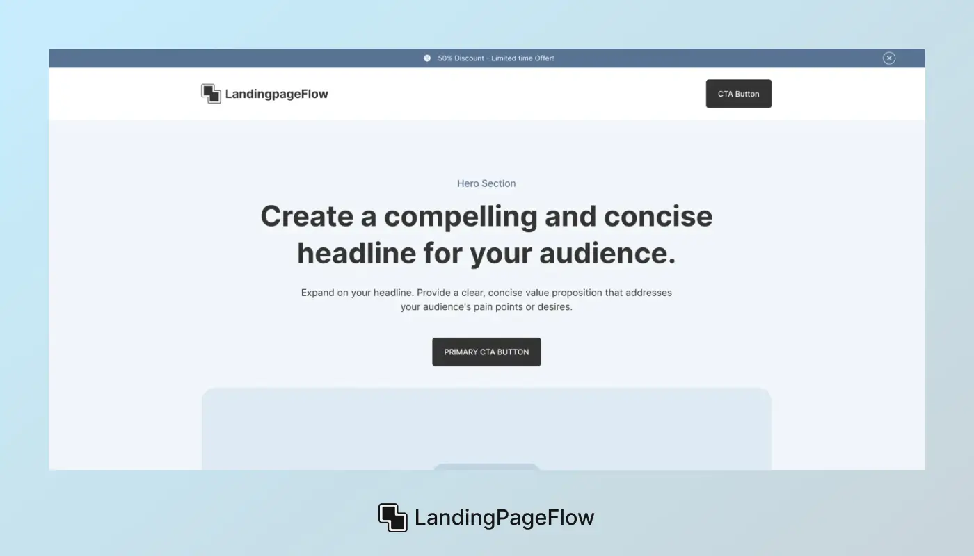 Creative Event Landing Page