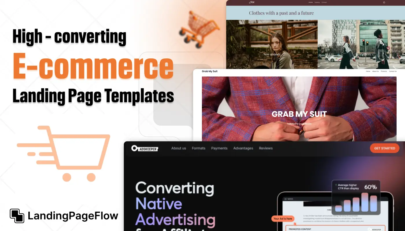 High-converting ecommerce Landing Page Templates For 2026