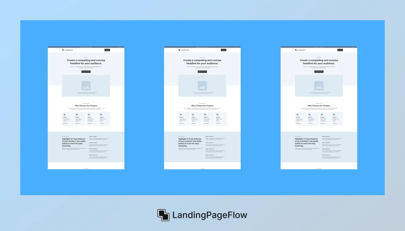 Ecommerce Landing Page Templates
