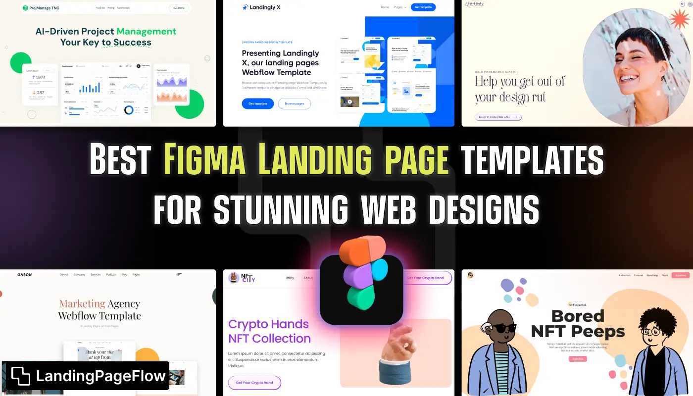 Best Figma Landing Page Templates For Stunning Web Designs