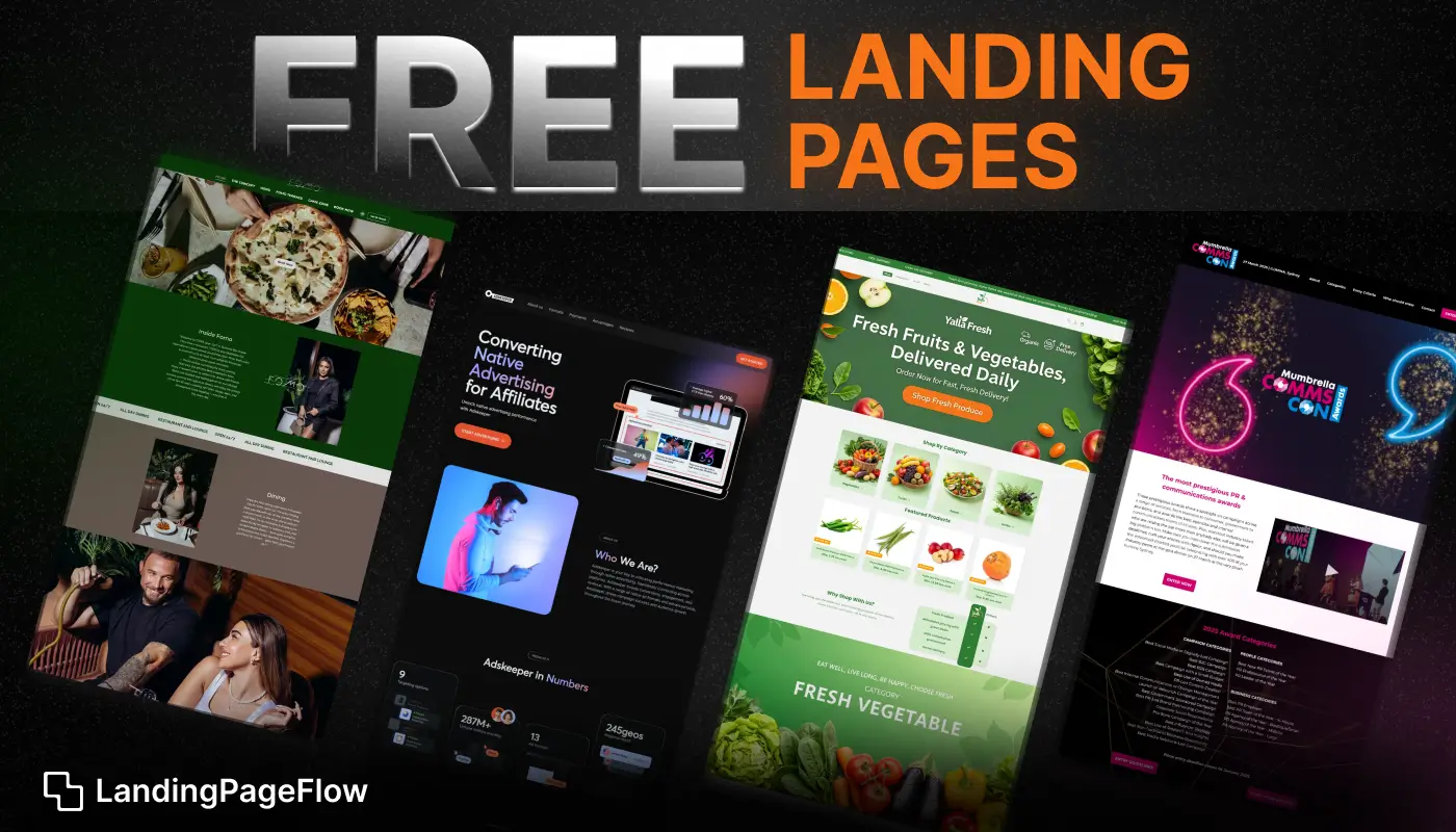 Free Landing Pages | Convert Visitors into Customers Effortlessly